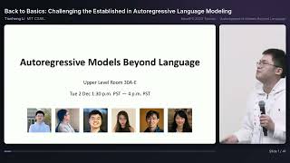 NeurIPs Tutorial 2025 | Autoregressive Models Beyond Language
