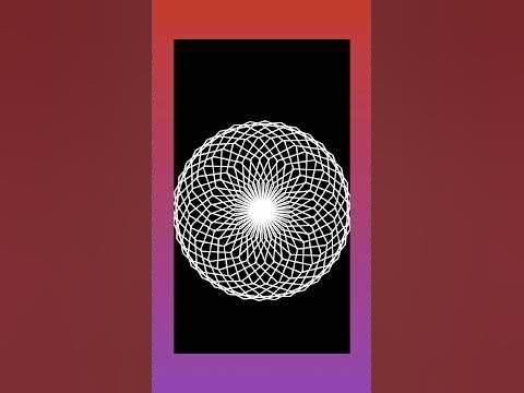 SPIROGRAPH Decagon | Python Turtle Graphics #shorts #python #turtle # ...