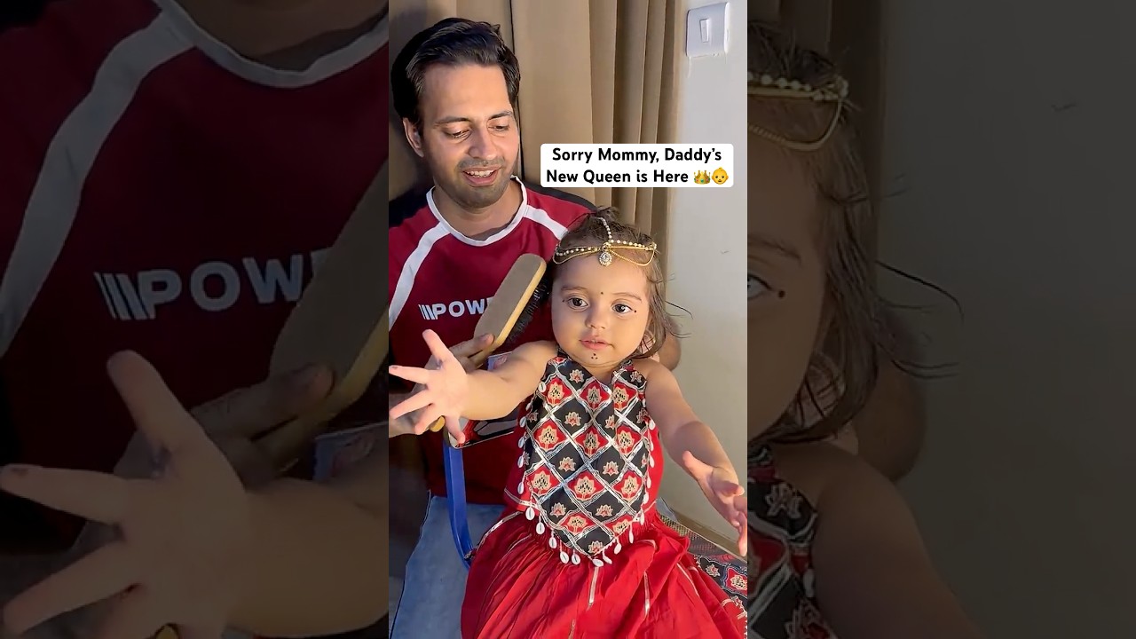 Sorry mommy, daddy’s new princess just stole the spotlight 👑💕