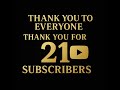thank you for 21 subscribers🙂