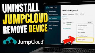 How to uninstall JumpCloud authentication app and remove device - Step By Step