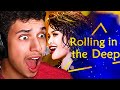 WOW ! Rapper Reacts to KZ Tandingan 《Rolling in the Deep》 "Singer 2018" Episode (Singer Official)