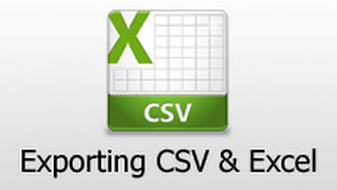 Ruby on Rails - Railscasts #362 Exporting Csv And Excel