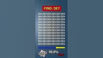 Tell me where DE7 | Math Puzzle #shorts #different #puzzles #opticalillusion