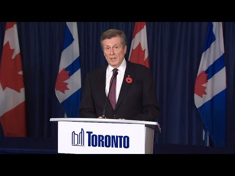 'We are not an island:' Toronto mayor says of Ontario-wide lockdown