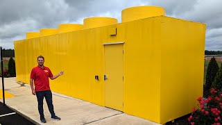 What's Inside Giant Yellow LEGO Brick in Virginia?