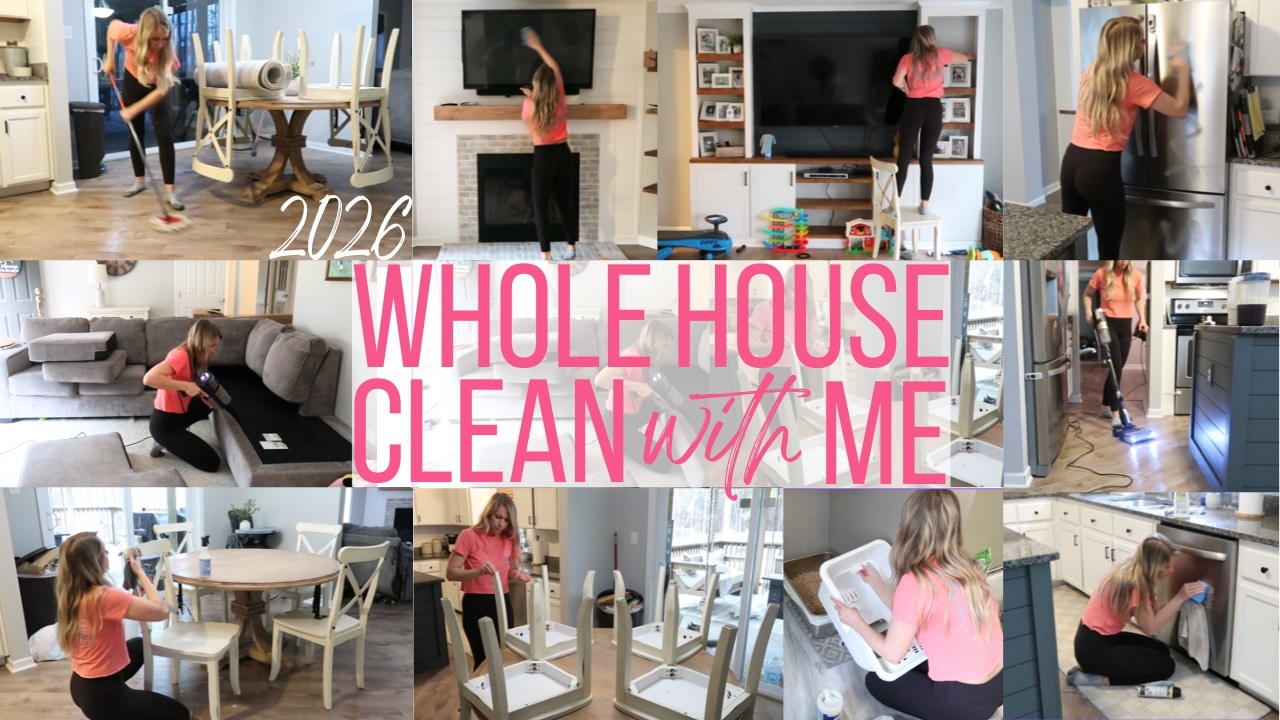 Whole House Deep Clean With Me | Cleaning Motivation | 2026