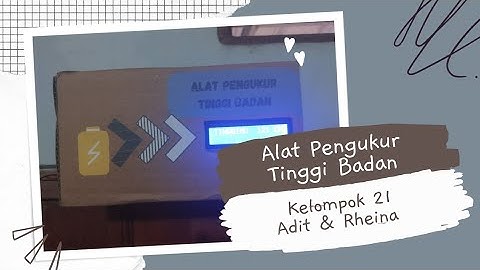 PROTOTYPE ALAT PENGUKUR TINGGI BADAN, BERBASIS MIKROKONTROLER ARDUINO UNO DAN SENSOR ULTRASONIK