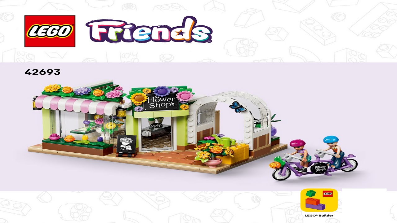 Friends - Creative Flower Shop LEGO instructions