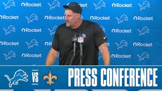 Dan Campbell postgame media availability | 2026 NFL Regular Season Week 1: Lions vs Saints