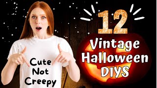 🎃SERIOUSLY AWESOME Halloween DIYS/Dollar Tree Halloween DIY/Vintage Halloween Decor