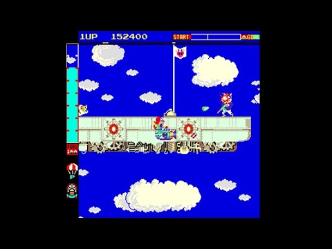Acrobatic Dog Fight Arcade Longplay 1984 Technos Japan 