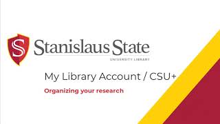 My Library Account /CSU+