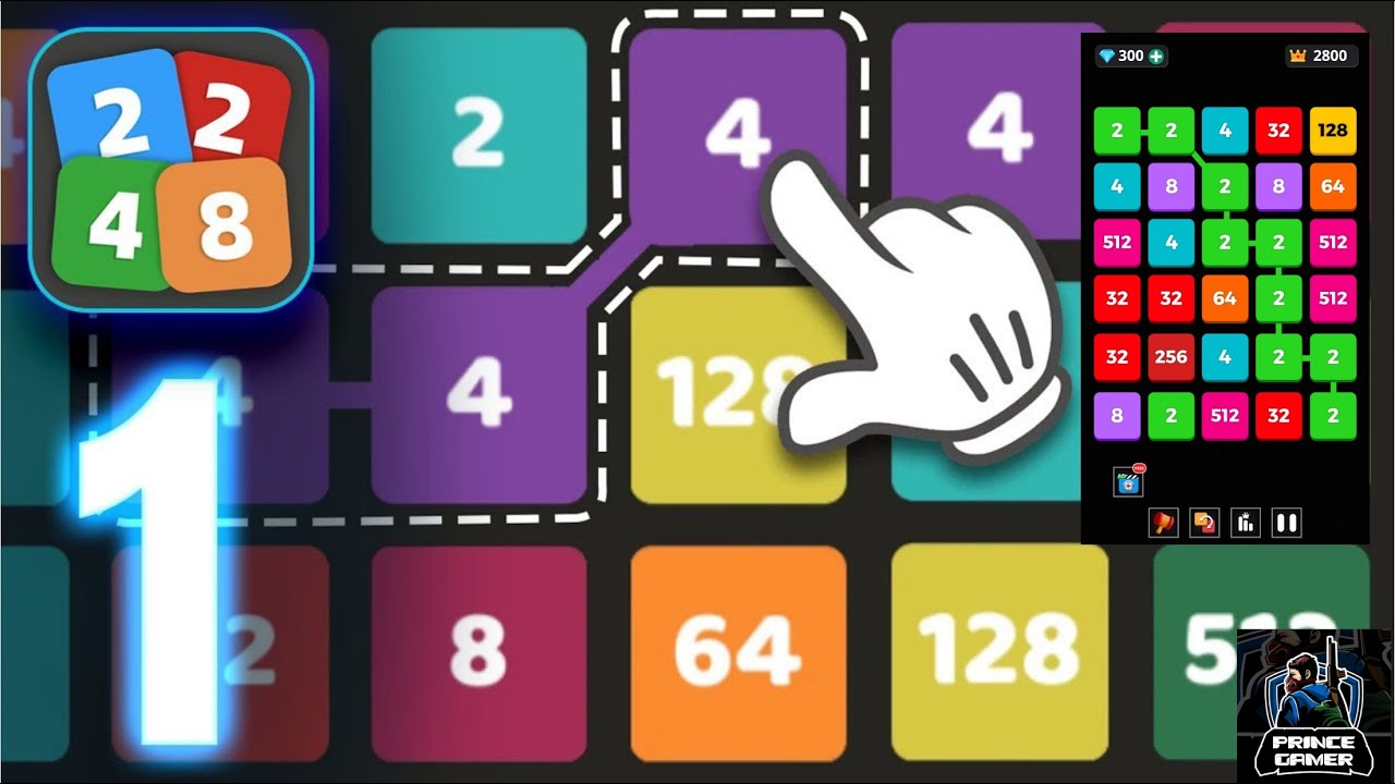 2248: Number Link 2048 Games - Gameplay walkthrough Part 1 (iOS ...