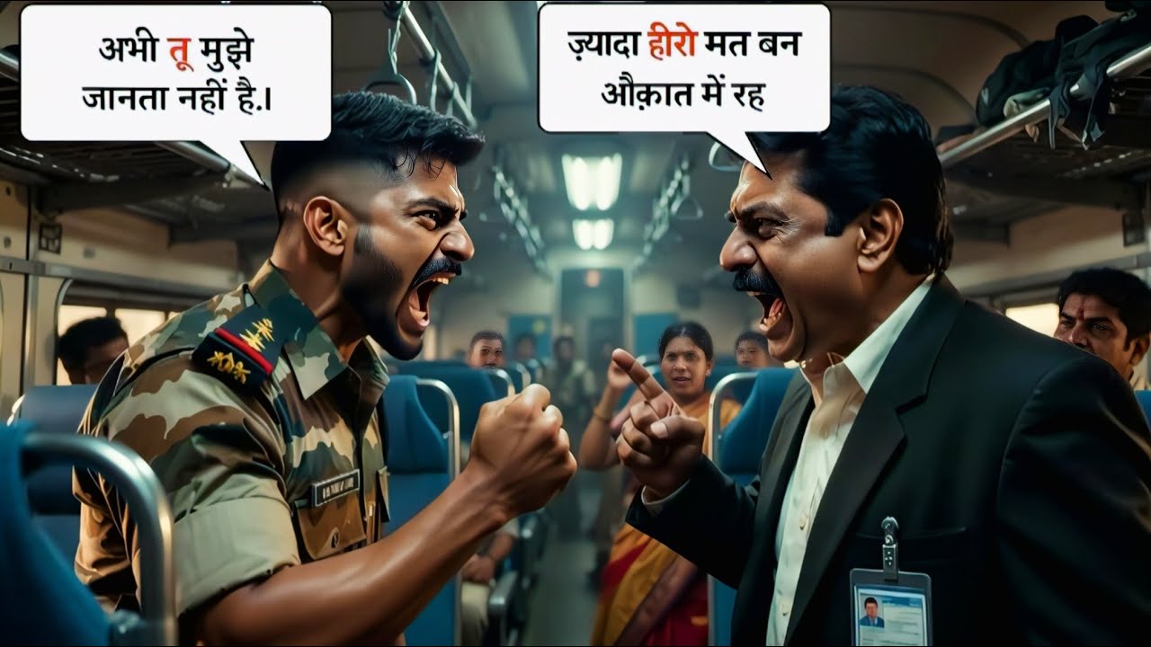 आर्मी जवान vs टीटी | ट्रेन में आग | AI इमोशनल कहानी
