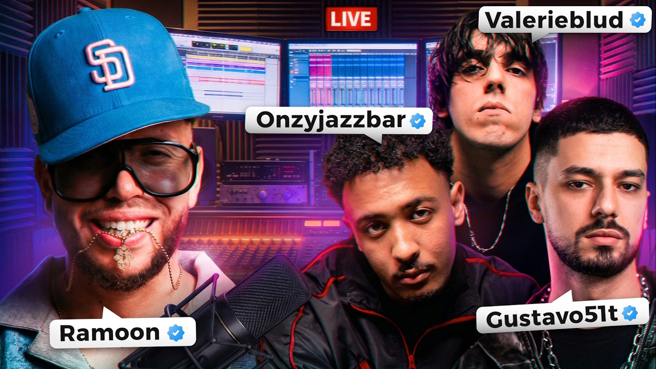 Ramoon Live Sessions — EP.16 W/ @ValerieBludx@ONZYx@Gustavo 51 | Making a Song Live