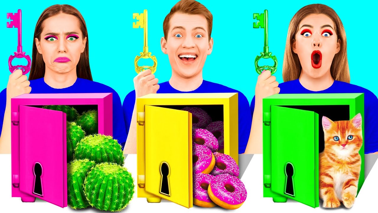 Memecahkan Misteri Tantangan 1000 Kunci | Situasi Makanan Lucu Fun