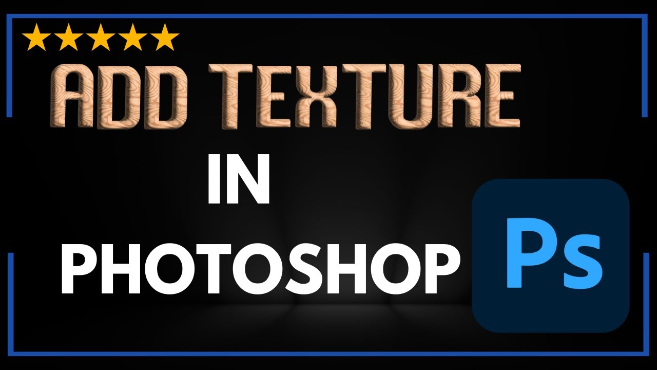 How to ADD TEXTURE IN PHOTOSHOP - FULL GUIDE 🚀 😱 - YouTube