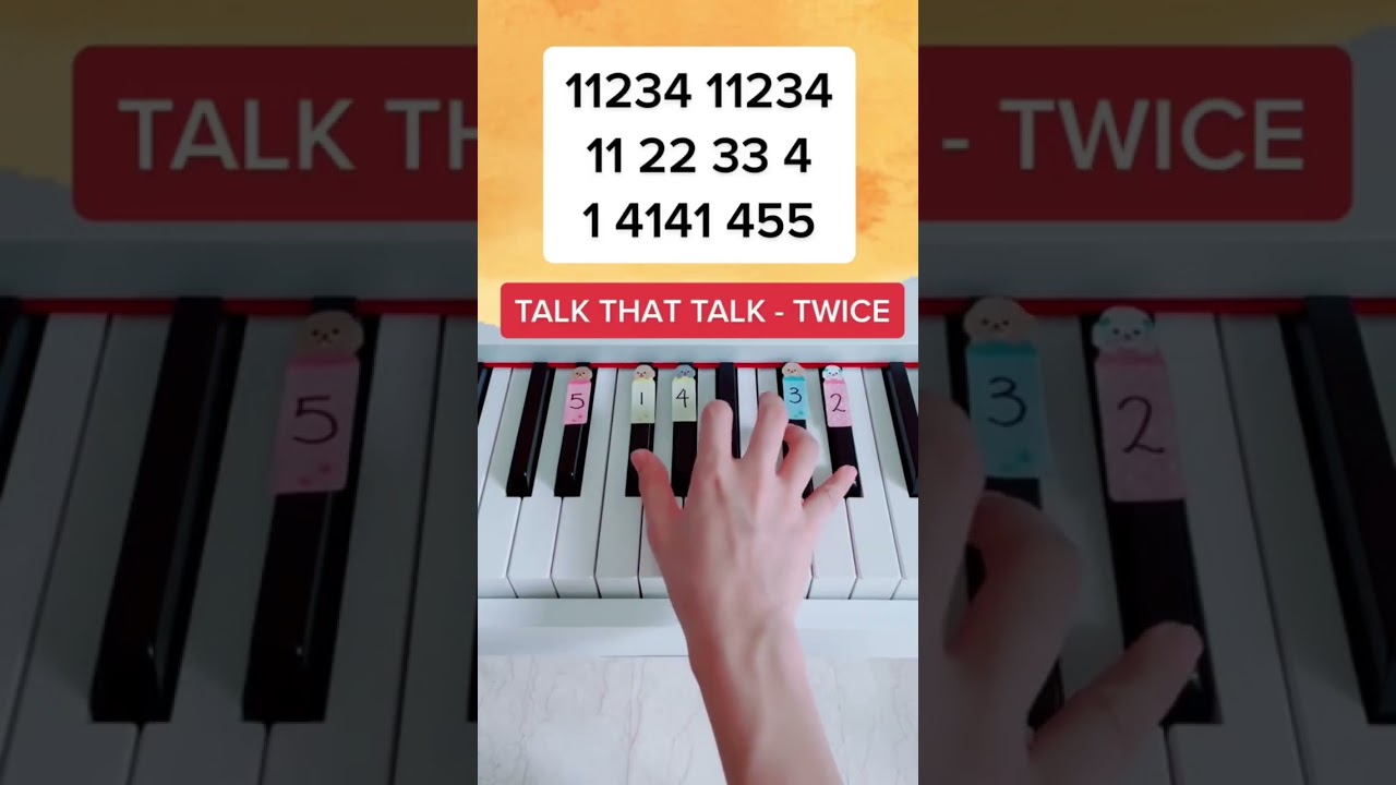 Talk That Talk - TWICE (Piano Tutorial) 