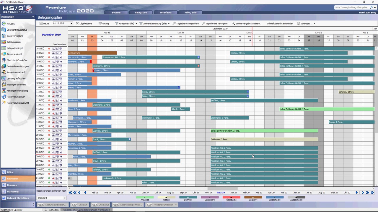 HS/3 Hotelsoftware Version 2020