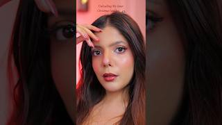 Transforming Myself into a Christmas Goddess 🎄 🌟 👸 | Christmas Flirty Makeup Look 💄  #shorts #makeup