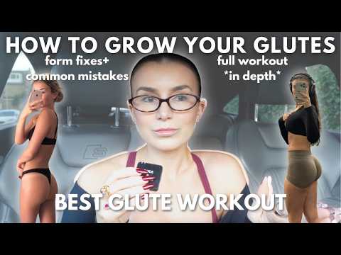 TRANSFORM YOUR GLUTES | *best* glute growth workout, form tips, glute biasing+common mistakes