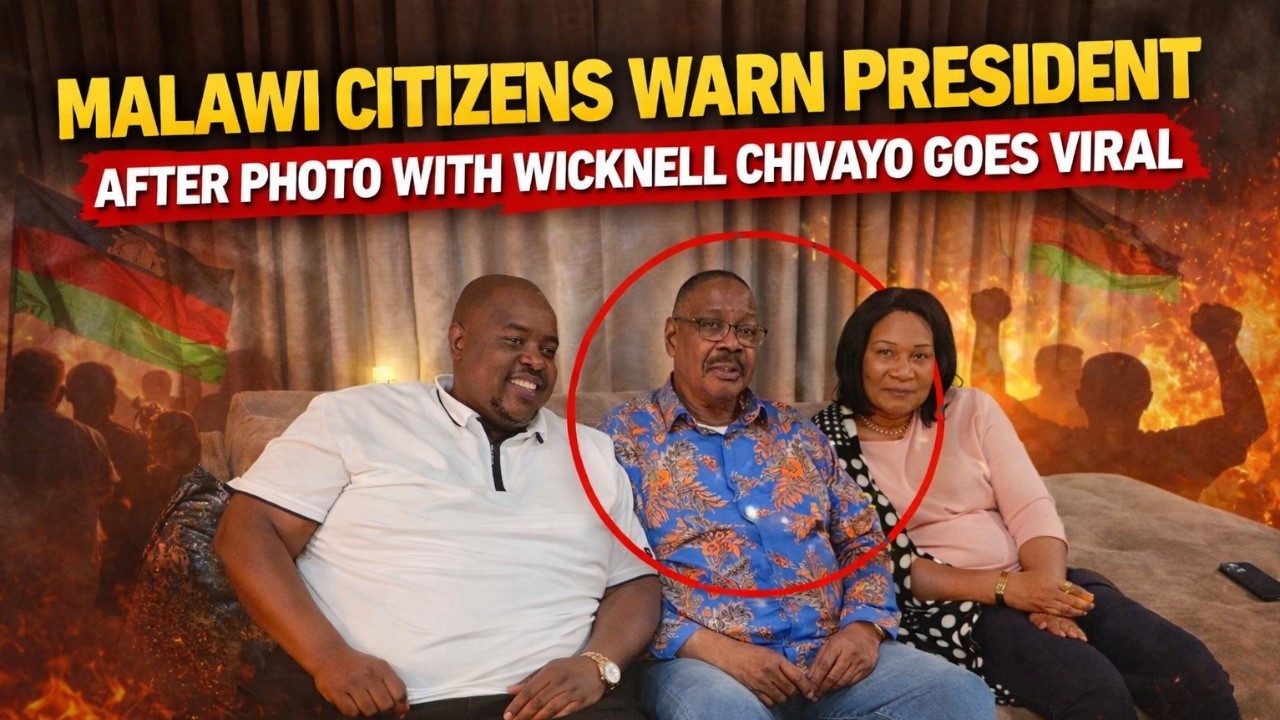 Chatsva😮Malawi Citizens Warn President After Photo With Wicknell Chivayo Goes Viral.