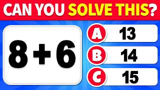 🔥 99% FAIL This Maths Quiz 🤯🔥😱 | Easy ➜ Medium ➜ Hard 🧠➗⚡🚀