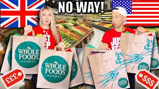 Famous WHOLE FOODS USA vs WHOLE FOODS UK grocery shopping COMPARISON! 🛒 USA vs UK food stores challenge🇺🇸🇬🇧 Wealth