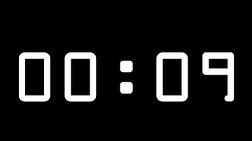 9 Second Timer with Alarm (Count Up Stopwatch)