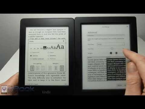 Kindle Paperwhite vs Kobo Aura H2O Comparison Review