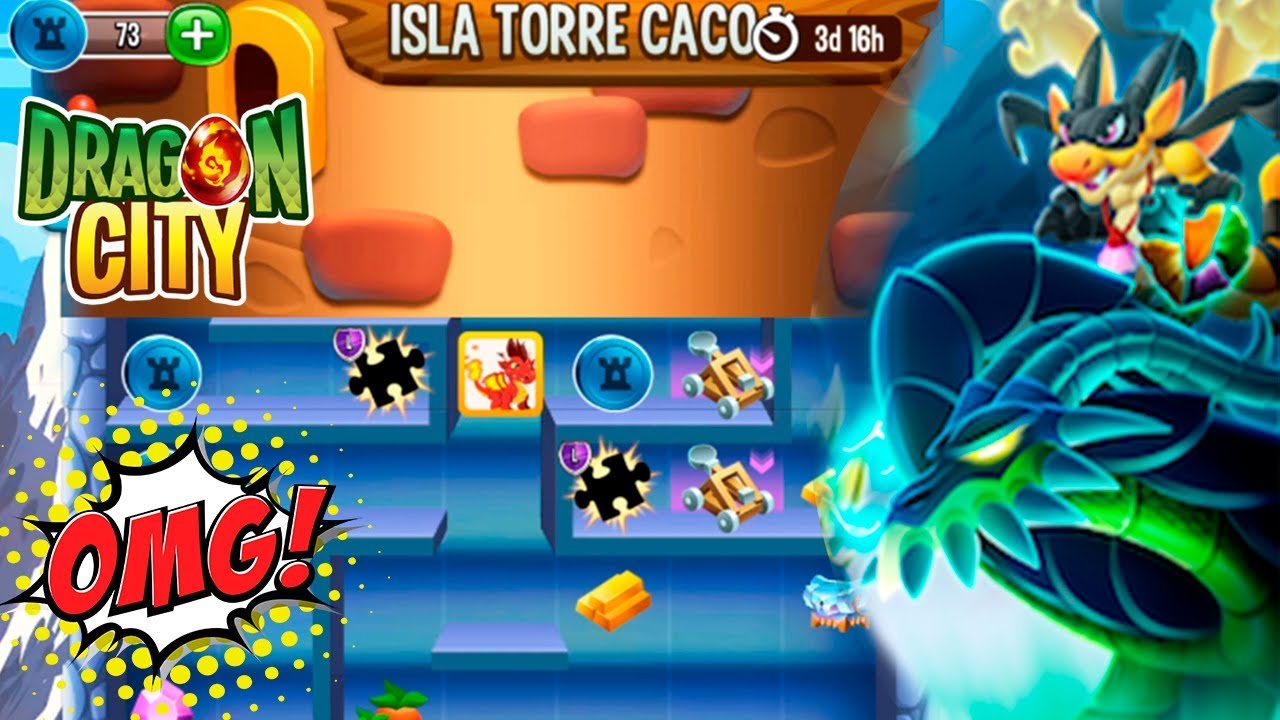 dc animated movies SUBIENDO PARA ABAJO EN LA TORRE CACO!😐 - Dragon City #56