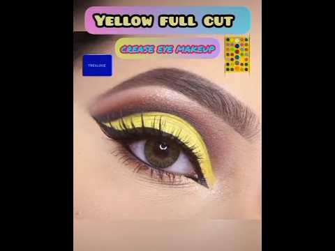 Beautiful Yellow Eye Makeup Yellow Eye Makeup Tutorial Shorts YouTube Hqdefault