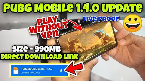 🔥How To Update Pubg Mobile ? Pubg 1.4 Update Download | Pubg 1.4 Download Link | Pubg 1.4.0 Update