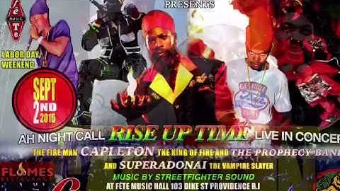 CAPLETON KING SHANGO SEPT 2ND PROVIDENCE RHODE ISLAND