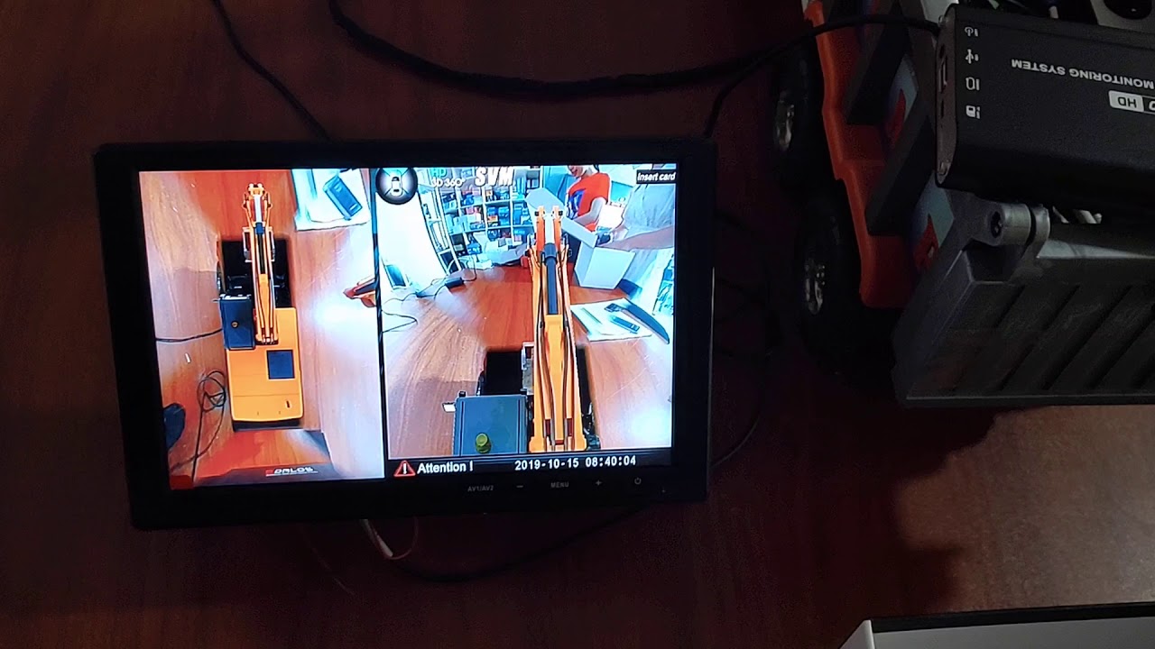 3D 360 bird view camera system for excavators.