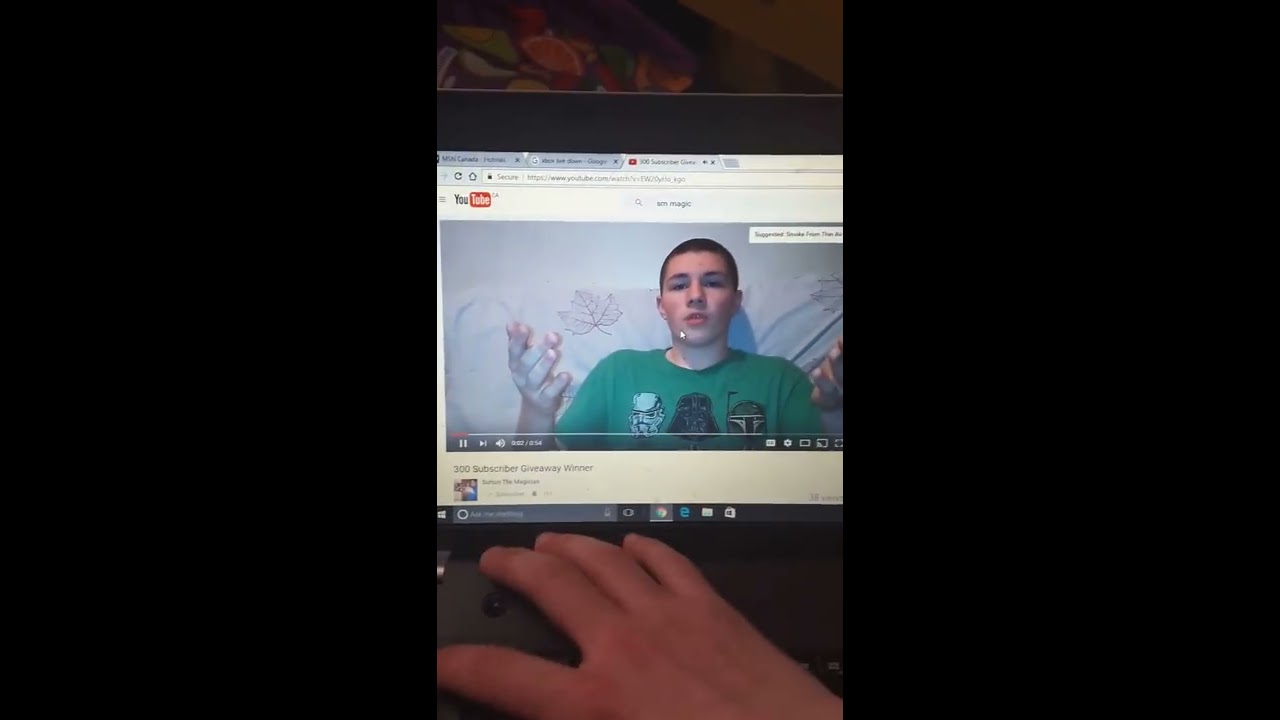 Sorrybasher5 Won A giveaway on Sutton The Magician Channel