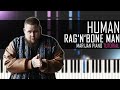 How To Play: Rag'n'Bone Man - Human | Piano Tutorial