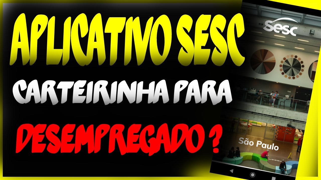 Como fazer a carteirinha do Sesc para Autônomo e desempregado. - YouTube