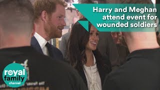 Harry and Meghan attend event for wounded soldiers