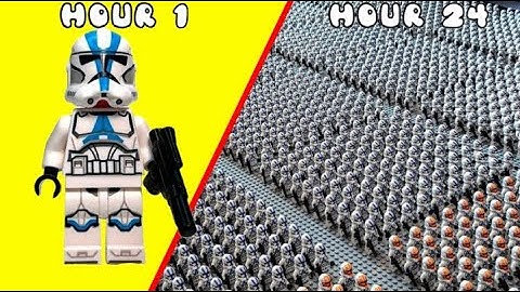 I built a MASSIVE Lego Star Wars clone army in 24 hours!