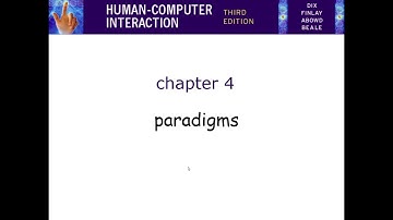 HCI Lecture: Paradigms