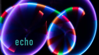 Echo SPIN - LED glow staff demo