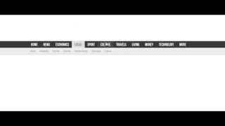Animated Horizontal Submenu
