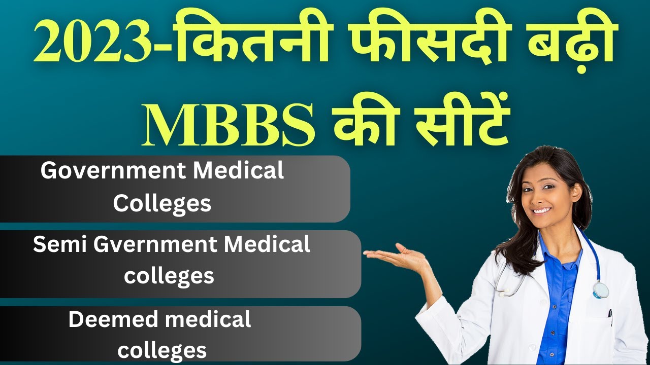 MBBS seats in Maharashtra 2023MBBS seat increase 2023 Medical seats in Maharashtra NEET UG