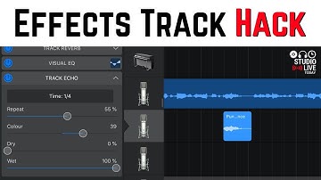 How to create an EFFECTS ONLY track in GarageBand iOS (iPhone/iPad)