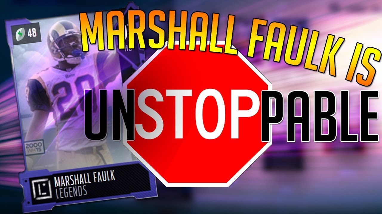 Madden 18 Ultimate Team :: Marshall Faulk Is UNSTOPPABLE! 90 OVR GOD SQUAD! Madden 18 Ultimate Team