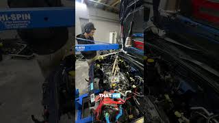 I am attempting to put in my Subaru motor in my Wrx Sti😖🤣🤠