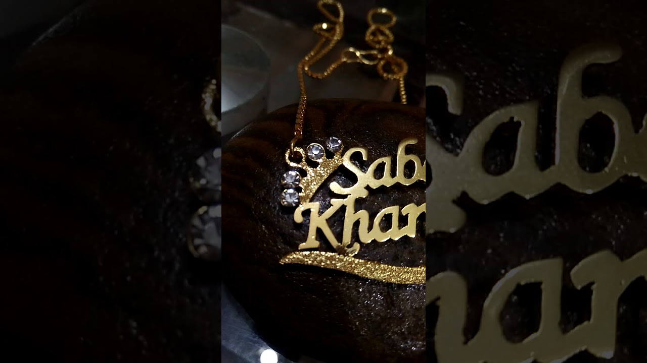 Customize Double Name Gold Plated 