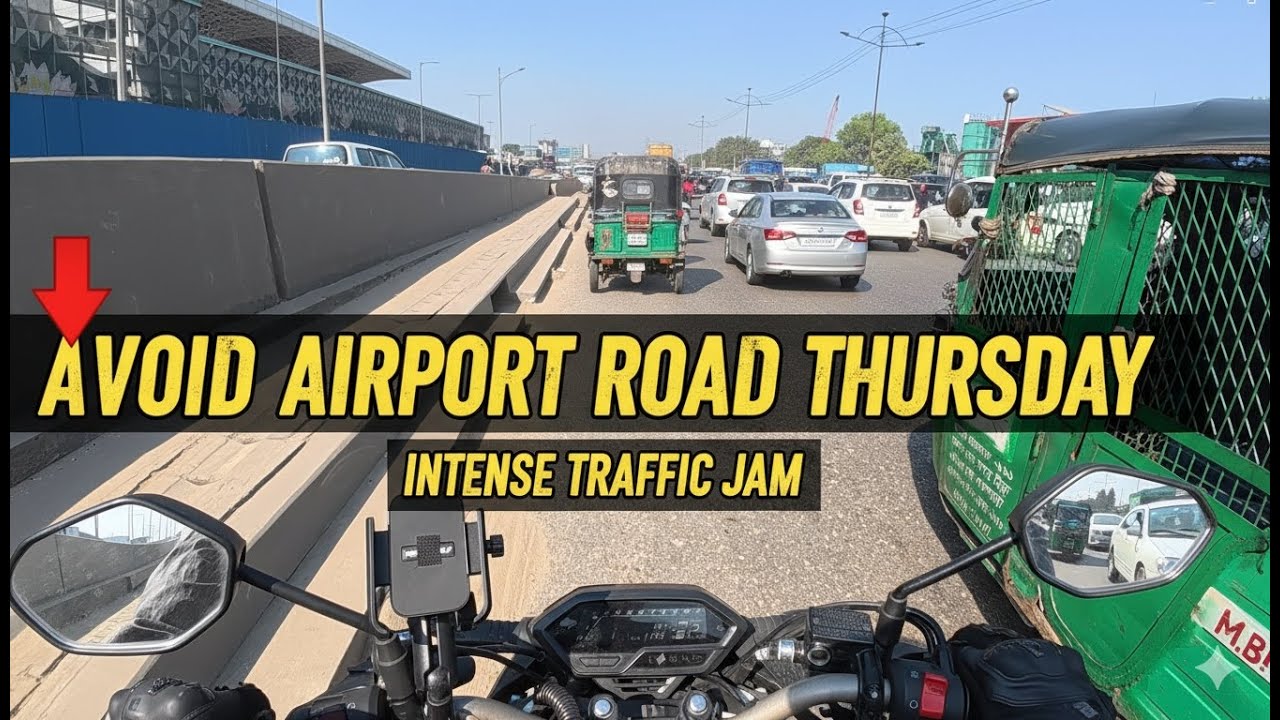 Thursday Dhaka Airport Road Condition | Miles of Dhaka